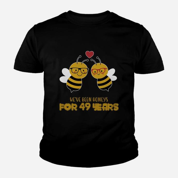 Funny T Shirts For 49 Years Wedding Anniversary Couple Gifts For Wedding Anniversary Youth T-shirt