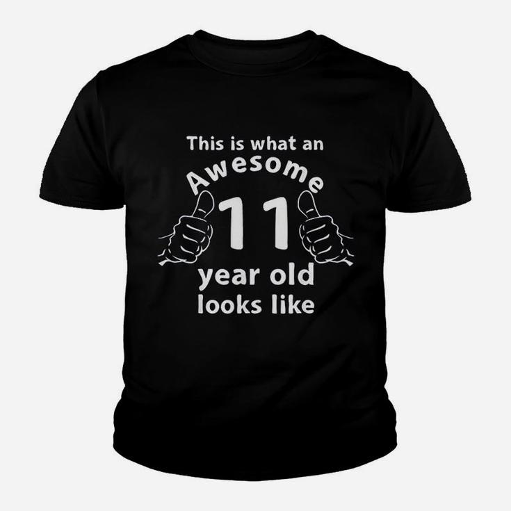 Funny This Is What An Awesome 11 Year Old Looks Like Kid T-Shirt