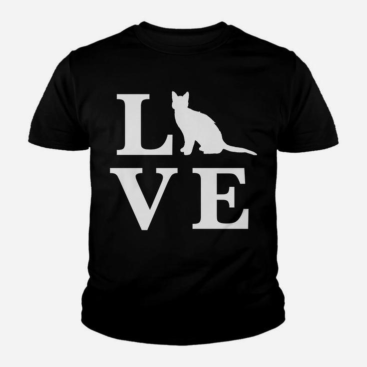 Funny Valentines Day I Love Cats Kitty Cat Lover Kid T-Shirt