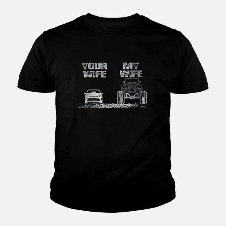 Funny Your Wife My Wife Vintage Kid T-Shirt
