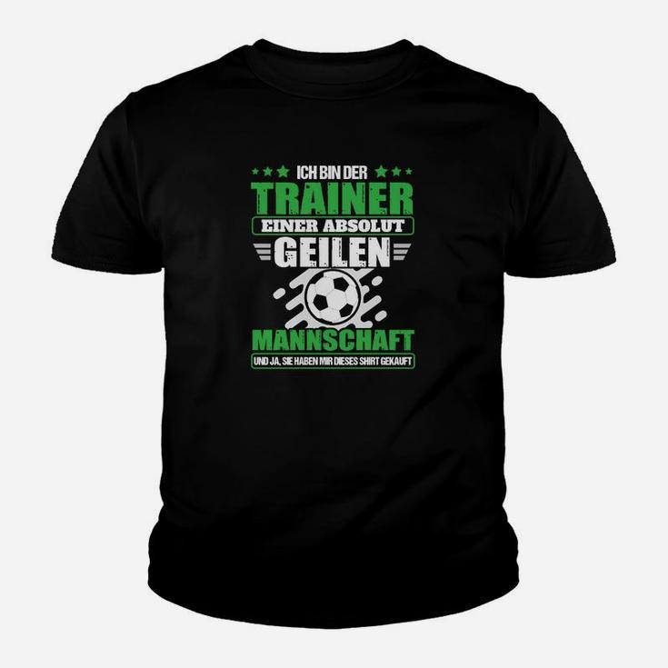 Fußball Trainer Limitiert Kinder T-Shirt