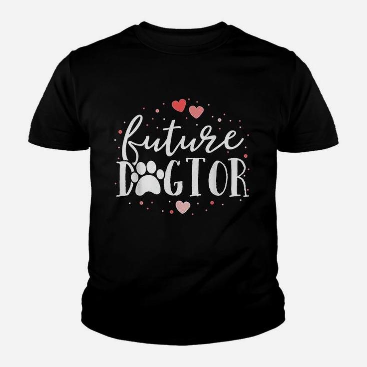 Future Dogtor Dog Doctor Vet Tech Veterinarian Student Gift Kid T-Shirt