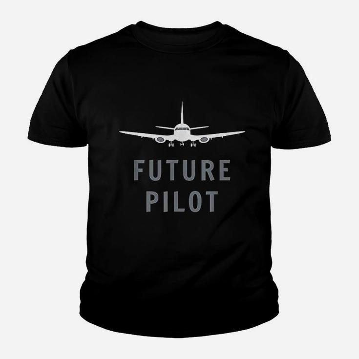 Future Pilot Airplane Pilot Aviation Gift Kid T-Shirt