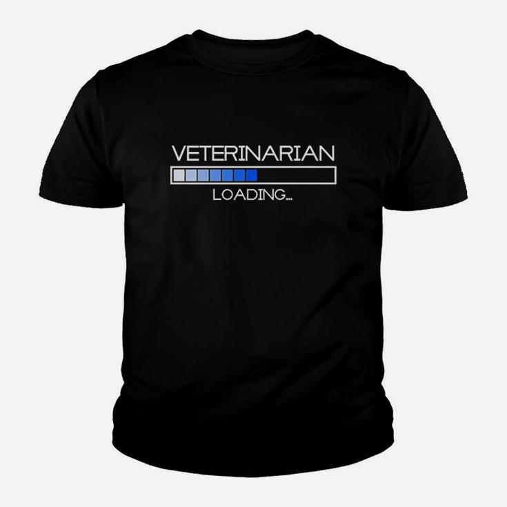 Future Veterinarian Loading Vet Pet Graduation Gift Kid T-Shirt