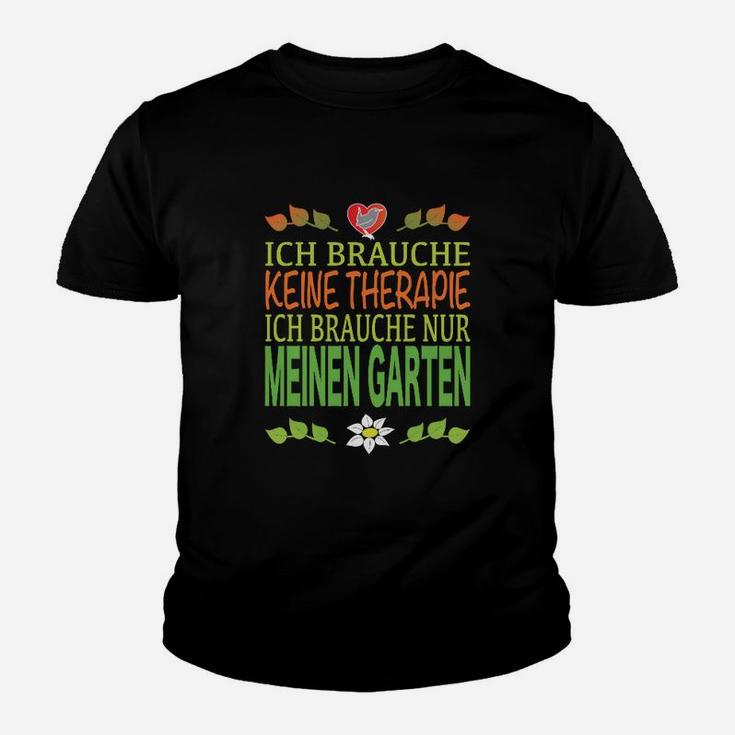 Garten Therapie Kinder Tshirt für Kleingarten & Schrebergarten Fans