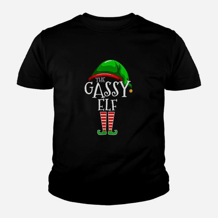 Gassy Elf Group Matching Family Christmas Gift Kid T-Shirt