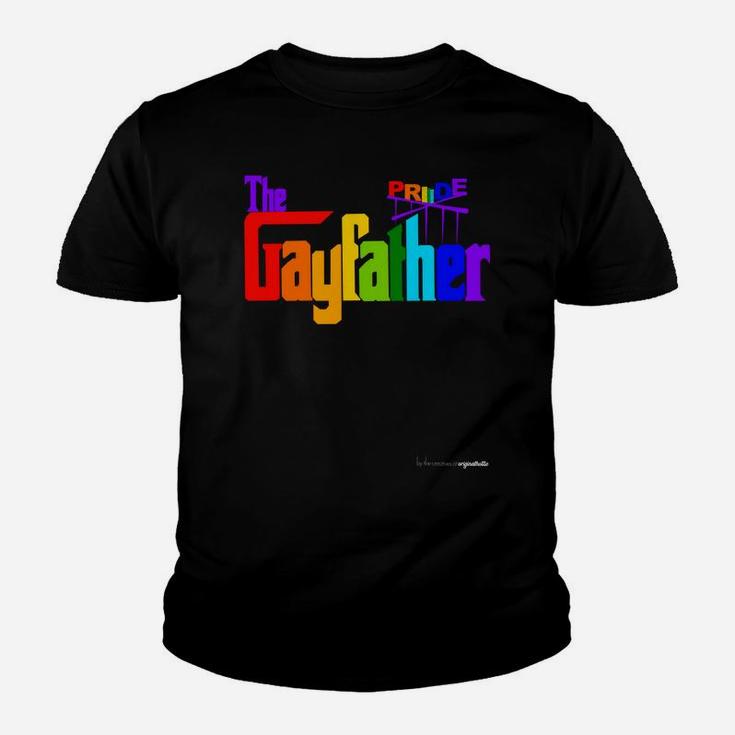 Gay Lgbt Pride Father Proud Dad Fathers Day Paren Kid T-Shirt