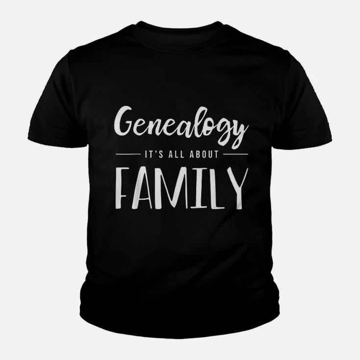 Genealogy Family Tree Genealogist Ancestry Ancestor Gift Kid T-Shirt