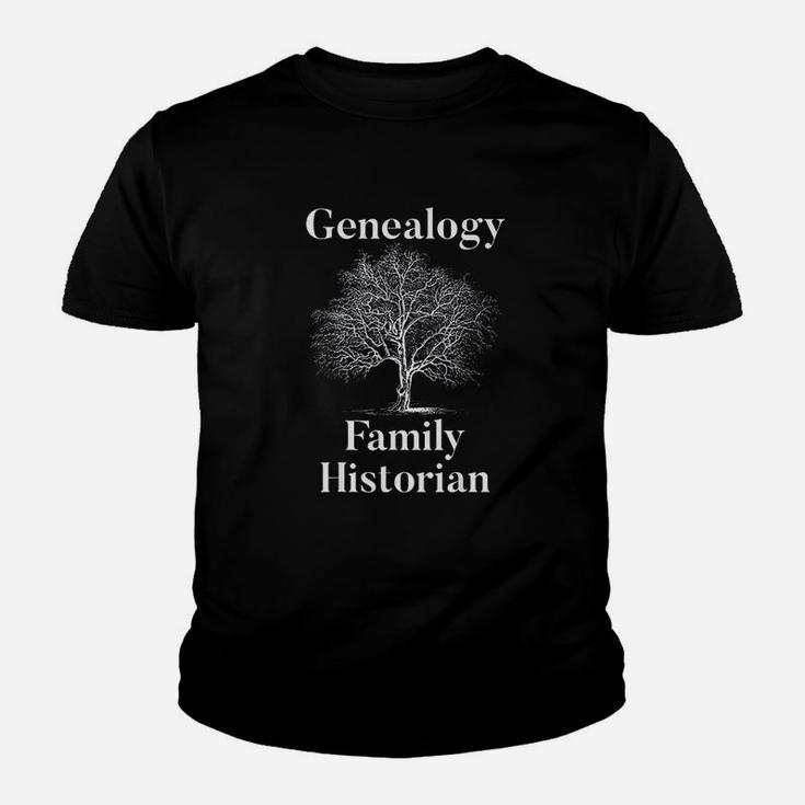 Genealogy Gifts For Family Tree Historian Ancestry Research Kid T-Shirt