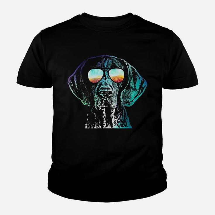 German Shorthaired Pointer Neon Dog Kid T-Shirt