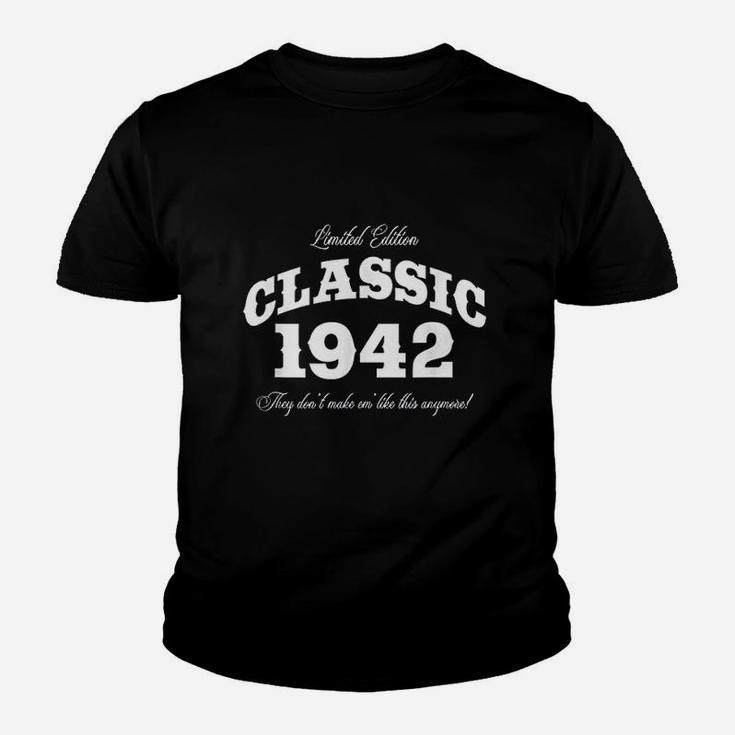 Gift For 80 Years Old Vintage Classic Car 1942 80th Birthday  Kid T-Shirt