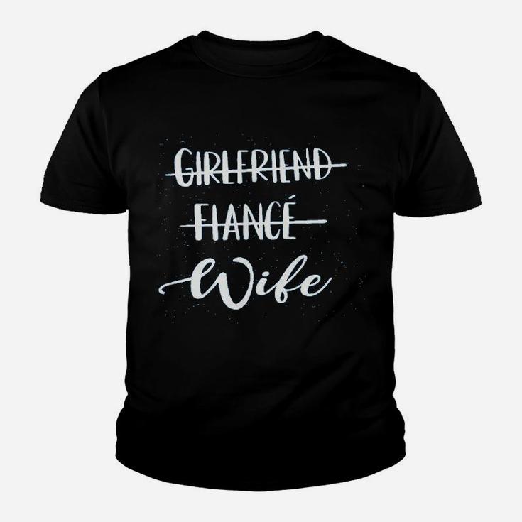 Girlfriend Fiance Wife, best friend gifts, unique friend gifts, gift for friend Kid T-Shirt