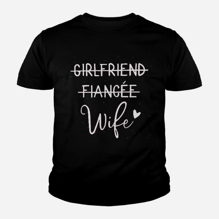 Girlfriend Fiancee Wife, best friend birthday gifts, unique friend gifts, gifts for best friend Kid T-Shirt