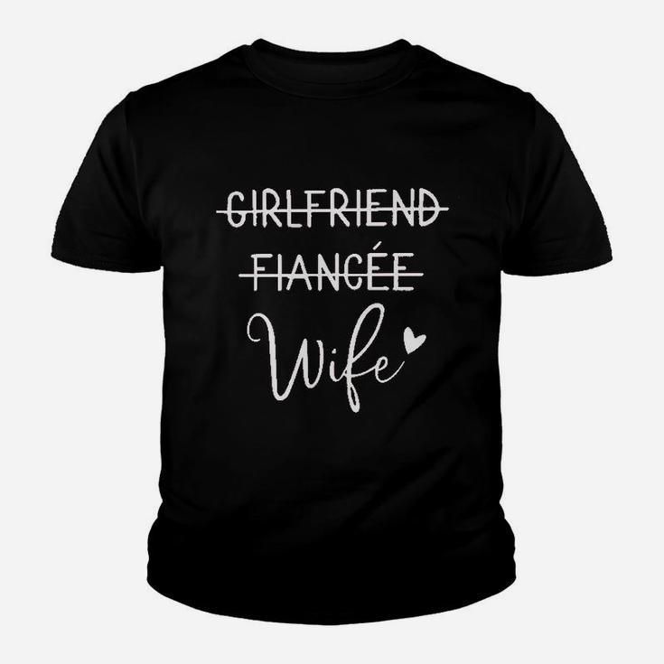 Girlfriend Fiancee Wife, best friend gifts, gifts for your best friend, friend christmas gifts Kid T-Shirt