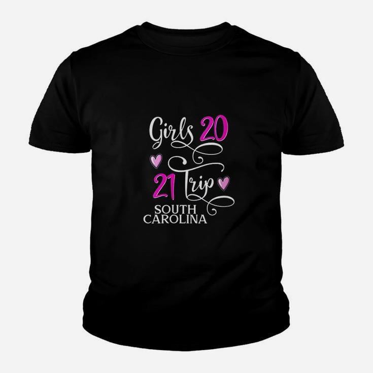 Girls Trip 2021 South Carolina Vacation Group Matching Youth T-shirt