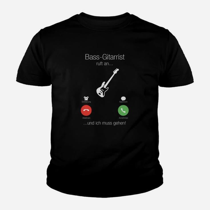 Gitarren-Bass Ruf Eine Und Ich Muss Gehten Kinder T-Shirt