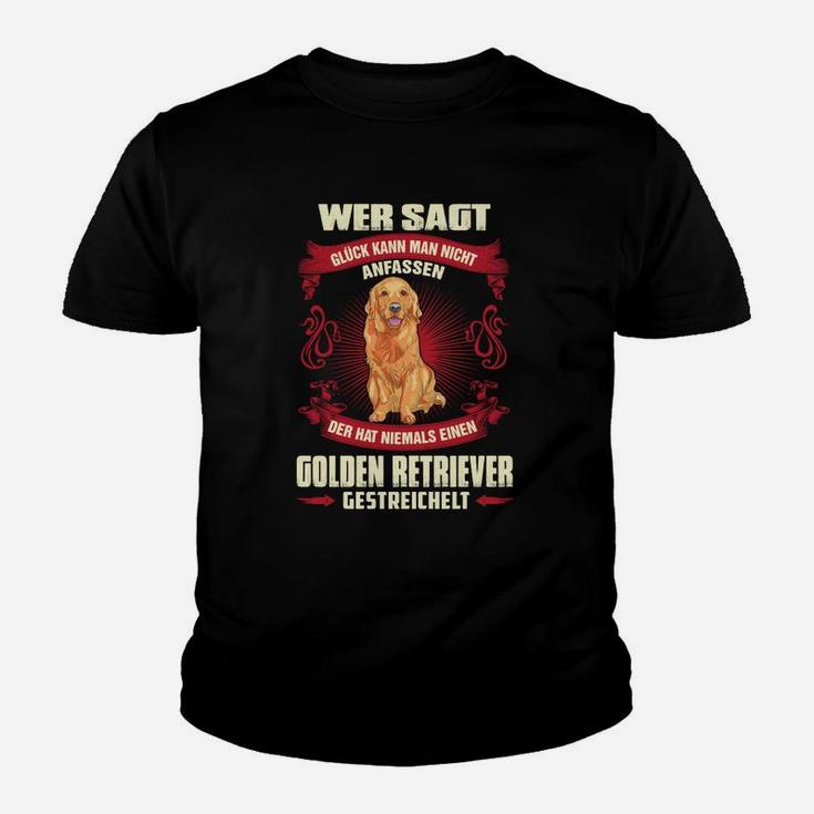 Golden Retriever Liebhaber Kinder Tshirt, Lustiges Haustier Motiv