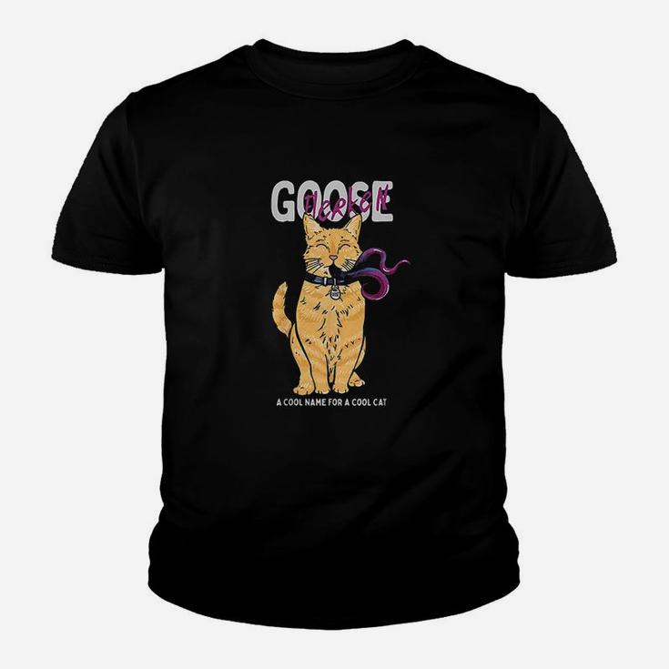 Goose Cool Name For A Cat Cartoon Style Kid T-Shirt