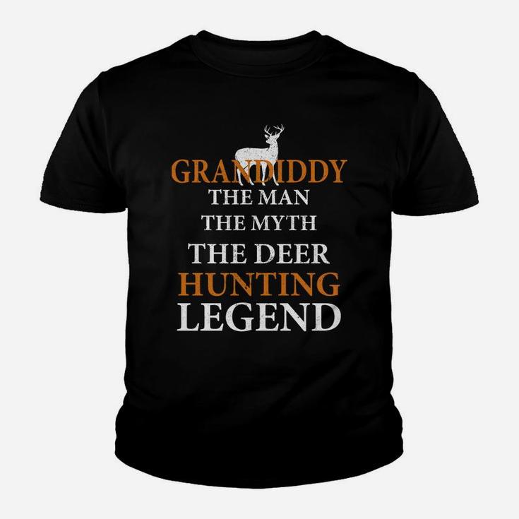 Grandiddy The Man The Myth The Hunting Legend Best Gift For Grandpa Kid T-Shirt