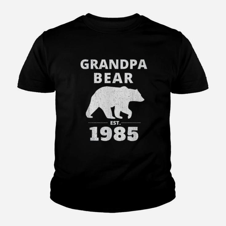 Grandpa Bear Est 1985 Vintage Bear Kid T-Shirt