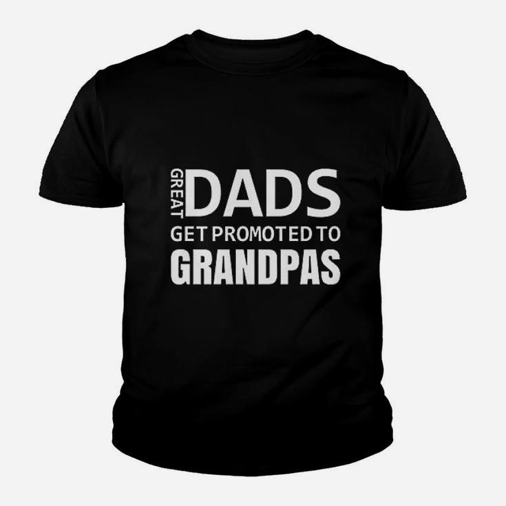Great Dads Get Promoted To Grandpas Baby Kid T-Shirt