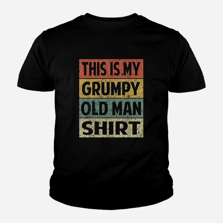 Grumpy Funny Retro Grumpy Veteran Kid T-Shirt