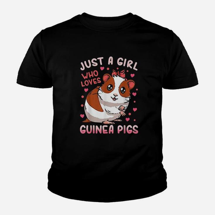 Guinea Pig Just A Girl Who Loves Guinea Pigs Kid T-Shirt