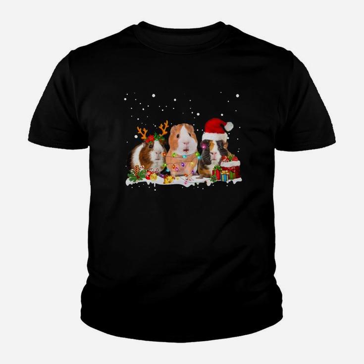 Guinea Pig Santa Christmas Kid T-Shirt