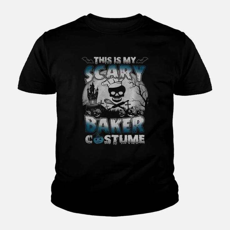 Halloween This Is My Scary Baker Costume Halloween Kid T-Shirt