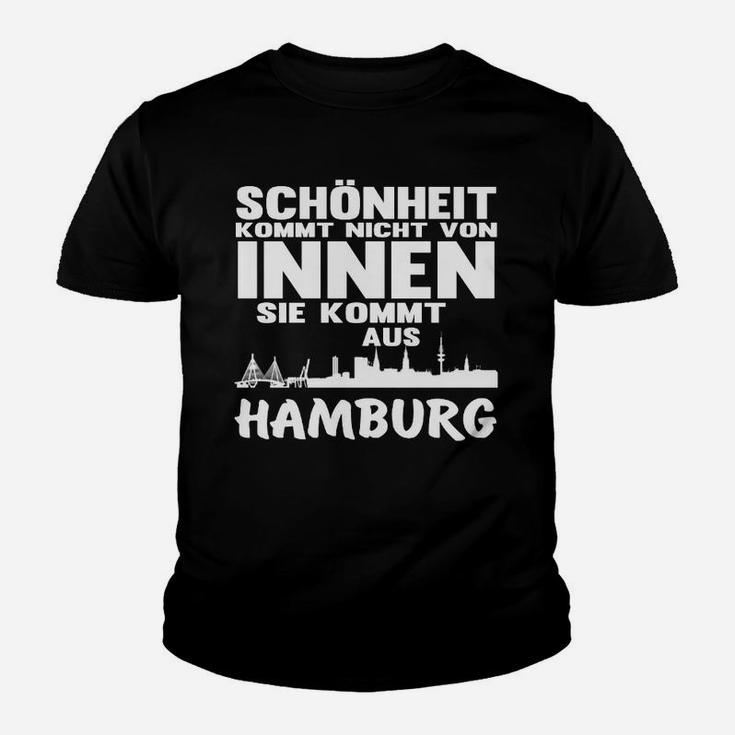 Hamburg Stolz Kinder Tshirt: Schönheit aus Hamburg, Städte-Kinder Tshirt