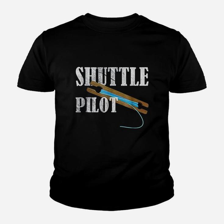 Hand Weaver Weaving Gift Tshirt Inkle Shuttle Pilot Shirt
