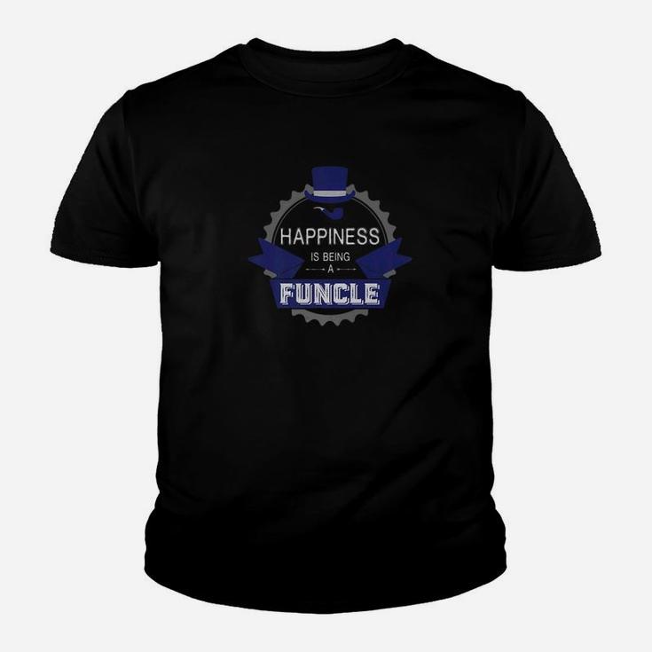 Happiness Is Being A Funcle Fathers Day Uncle Gift Men Premium Kid T-Shirt