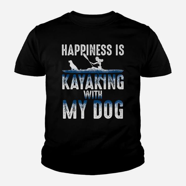 Happiness Is Kayaking With My Dog For Men And Women Kid T-Shirt