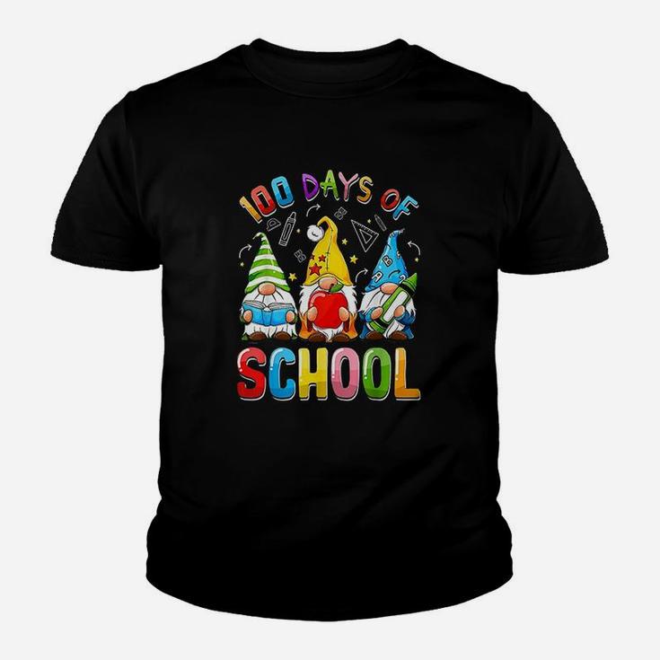 Happy 100th Day Of School Three Gnomes Virtual Teachers Kids Kid T-Shirt