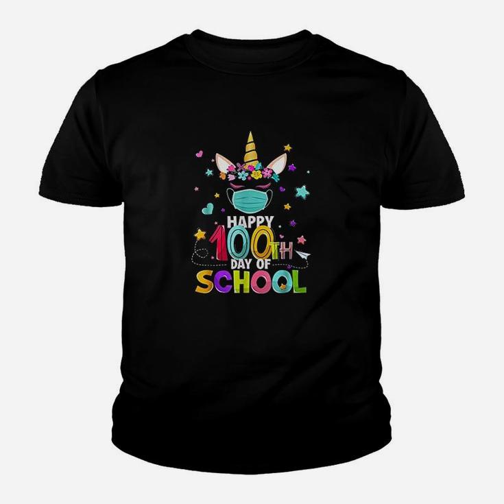 Happy 100th Day Of School Virtual Teacher Kid T-Shirt