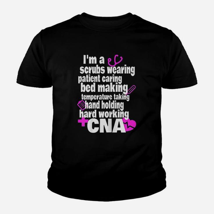 Hard Working Cna Certified Nursing Assistant Kid T-Shirt