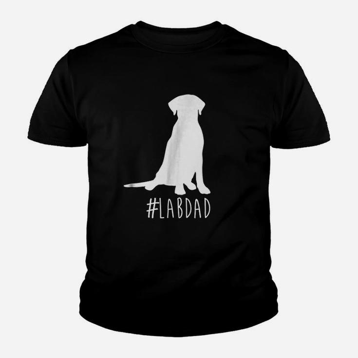 Hashtag Lab Dad Labrador Retriever Dad Kid T-Shirt