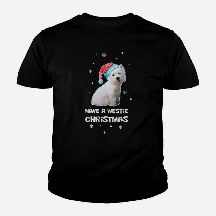 Have A Westie Christmas Holiday Funny Dog Gift Kid T-Shirt