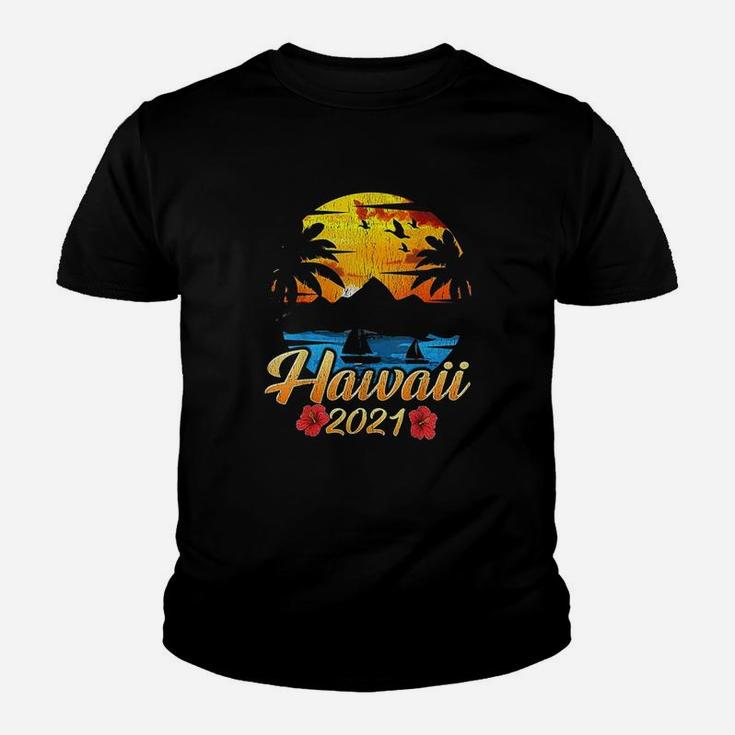 Hawaii 2021 Hawaiian Family Vacation Matching Group Kid T-Shirt
