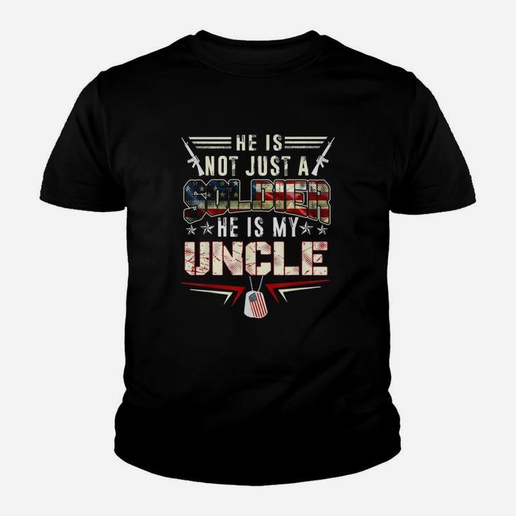 He Is Not Just A Soldier He Is My Uncle Kid T-Shirt