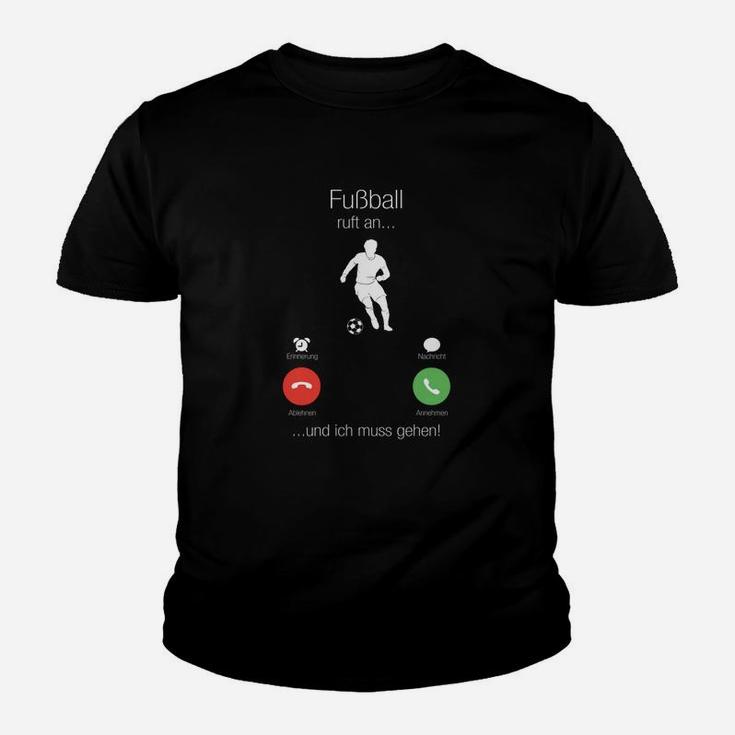 Herren Kinder Tshirt Fußball-Notruf, Witziges Design für Fußballfans