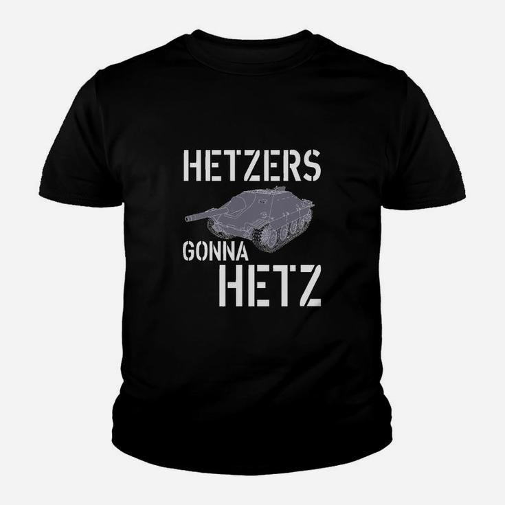 Hetzer's Gonna Hetz Panzer-Themen Kinder Tshirt für Militärfans