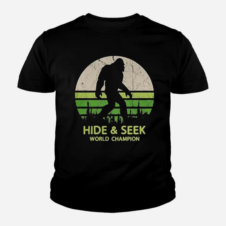 Hide And Seek World Champion Bigfoot Is Real Kid T-Shirt