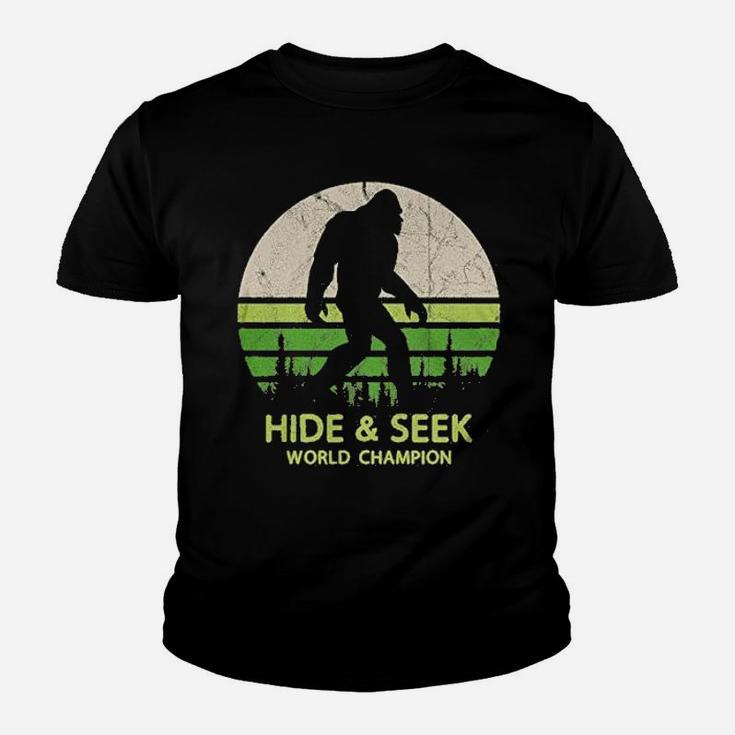 Hide And Seek World Champion Bigfoot Is Real Kid T-Shirt
