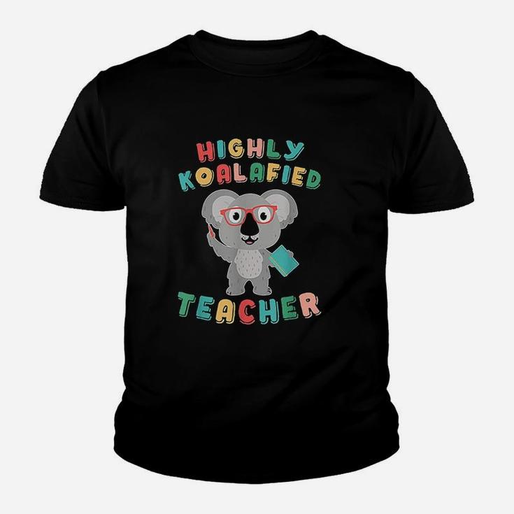 Highly Koalafied Teacher Koala Bear Back To School Kid T-Shirt