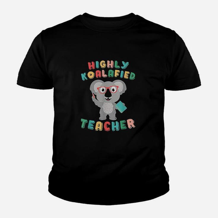 Highly Koalafied Teacher Koala Bear Back To School Outfit Kid T-Shirt