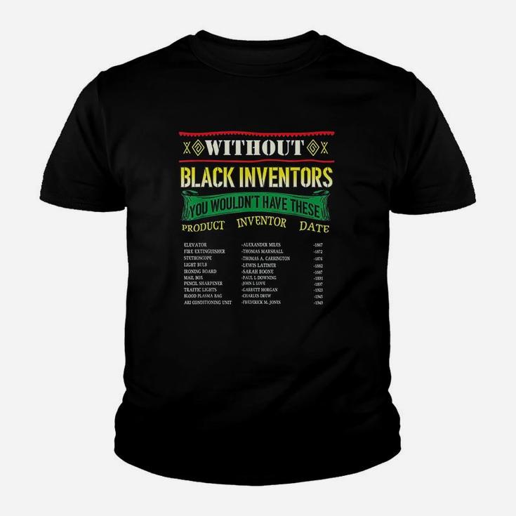 History Of Black Inventors Black History Month Kid T-Shirt
