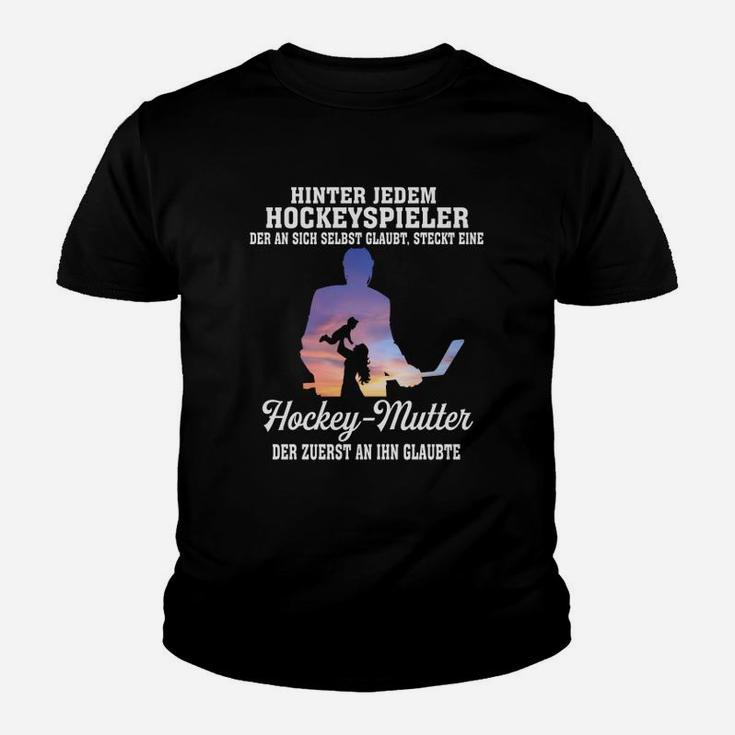 Hockey-Mutter Kinder Tshirt: Stolz & Unterstützung Design, Spruch Motiv