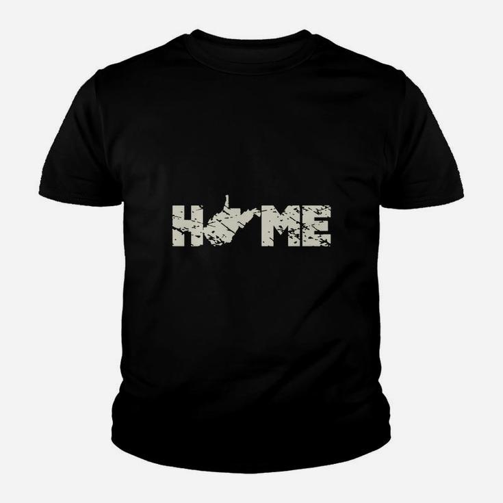 Home Shirt Wv West Virginia Distressed Kid T-Shirt