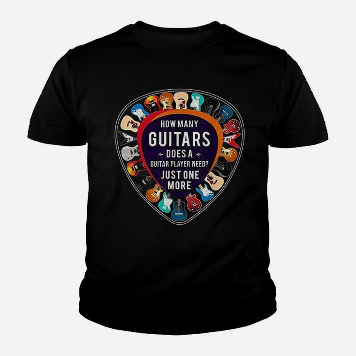How Many Guitars Does A Guitar Player Need Kid T-Shirt